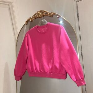 Hollister Cotton Pink Crewneck Sweatshirt
